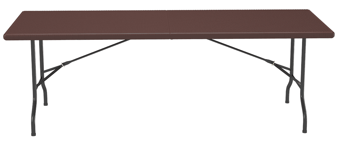 foldable rectangular table