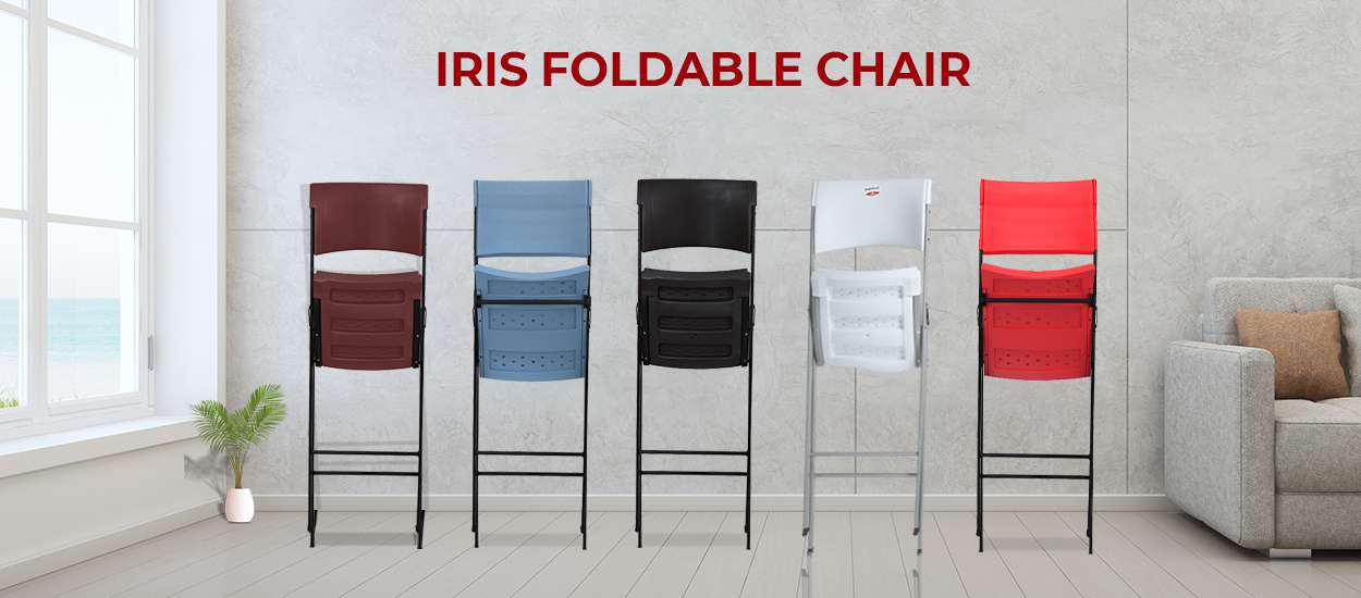 Iris - High Height Folding Bar Chair | web banners 2