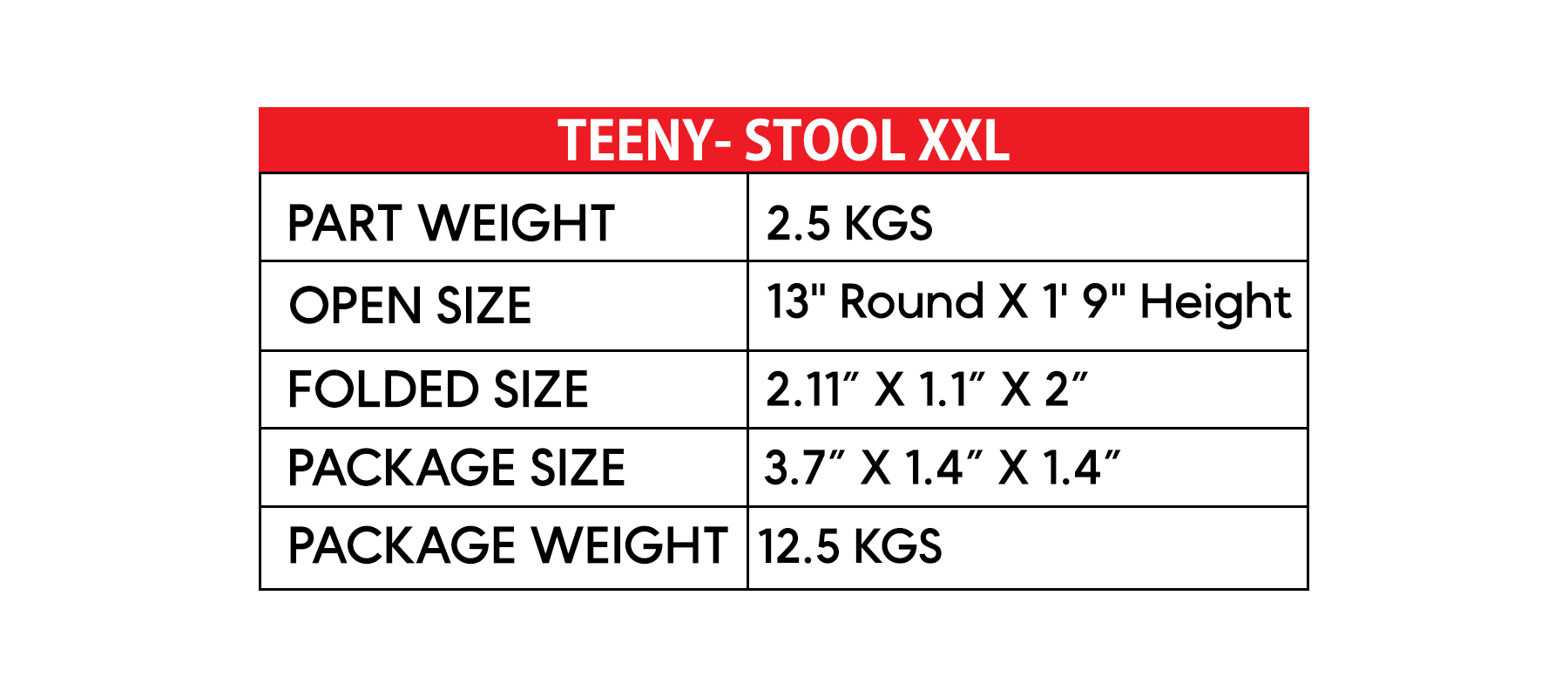Teeny Stool XXL | Teeny XXL 1